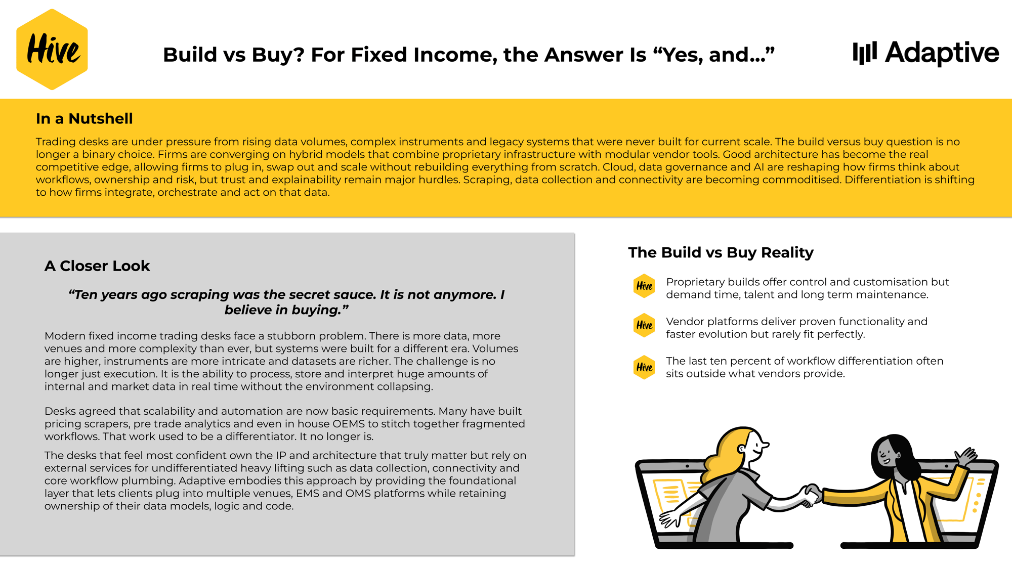Build VS Buy - The Hive x Adaptive (Page 1)