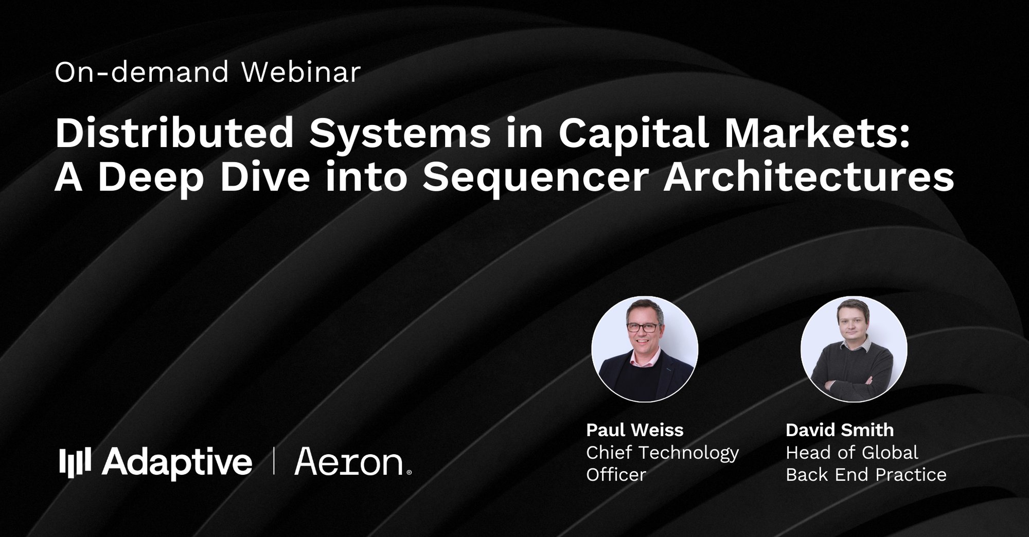 Webinar on Sequencer Architectures in Capital Markets